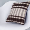 Striped Beige Kilim Pillow Cover 16x16 7831