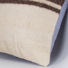 Striped Beige Kilim Pillow Cover 16x16 7836