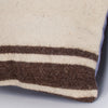 Striped Beige Kilim Pillow Cover 16x16 7837