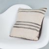 Striped Beige Kilim Pillow Cover 16x16 8005