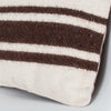 Striped Beige Kilim Pillow Cover 16x16 8027
