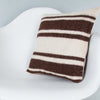 Striped Beige Kilim Pillow Cover 16x16 8042