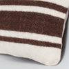 Striped Beige Kilim Pillow Cover 16x16 8044