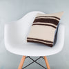 Striped Beige Kilim Pillow Cover 16x16 8090