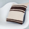 Striped Beige Kilim Pillow Cover 16x16 8090