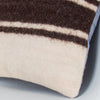 Striped Beige Kilim Pillow Cover 16x16 8095