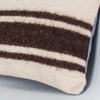 Striped Beige Kilim Pillow Cover 16x16 8096