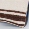 Striped Beige Kilim Pillow Cover 16x16 8102