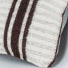 Striped Beige Kilim Pillow Cover 16x16 8354