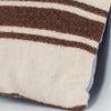 Striped Beige Kilim Pillow Cover 16x16 8373