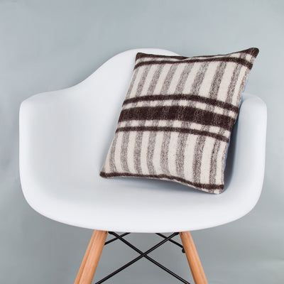 Striped Beige Kilim Pillow Cover 16x16 8377