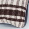 Striped Beige Kilim Pillow Cover 16x16 8380