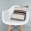 Striped Beige Kilim Pillow Cover 16x16 8387
