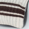 Striped Beige Kilim Pillow Cover 16x16 8388