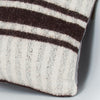 Striped Beige Kilim Pillow Cover 16x16 8392