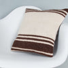 Striped Beige Kilim Pillow Cover 16x16 8393