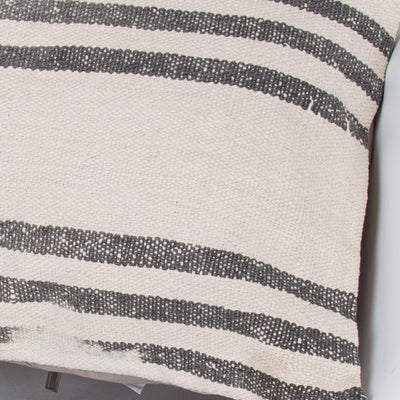 Striped Beige Kilim Pillow Cover 20x20 8960