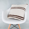 Striped Beige Kilim Pillow Cover 20x20 8979