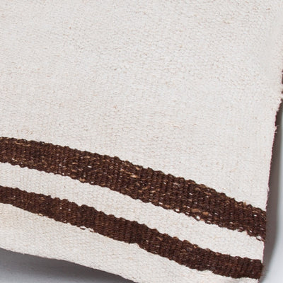 Striped Beige Kilim Pillow Cover 20x20 8979