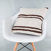 Striped Beige Kilim Pillow Cover 20x20 8995