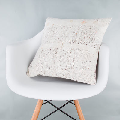 Striped Beige Kilim Pillow Cover 20x20 8998