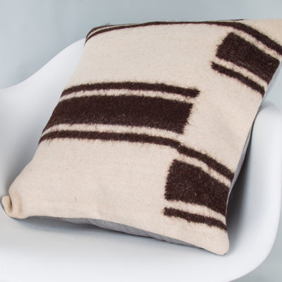 Striped Beige Kilim Pillow Cover 20x20 9105