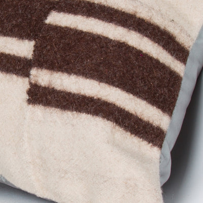 Striped Beige Kilim Pillow Cover 20x20 9106