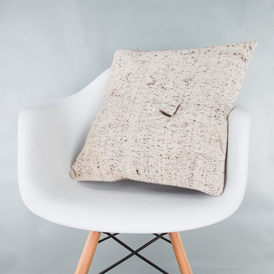 Striped Beige Kilim Pillow Cover 20x20 9183