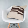 Striped Beige Kilim Pillow Cover 20x20 9363