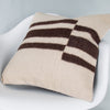 Striped Beige Kilim Pillow Cover 20x20 9363