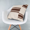 Striped Beige Kilim Pillow Cover 20x20 9365