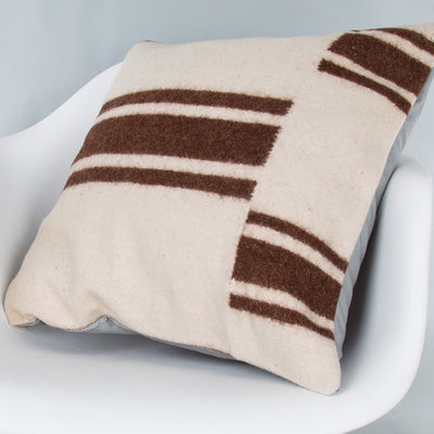 Striped Beige Kilim Pillow Cover 20x20 9365