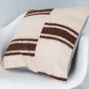 Striped Beige Kilim Pillow Cover 20x20 9366