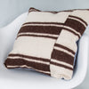Striped Beige Kilim Pillow Cover 20x20 9373