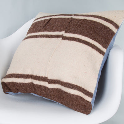 Striped Beige Kilim Pillow Cover 20x20 9374