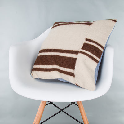 Striped Beige Kilim Pillow Cover 20x20 9380