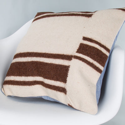 Striped Beige Kilim Pillow Cover 20x20 9380