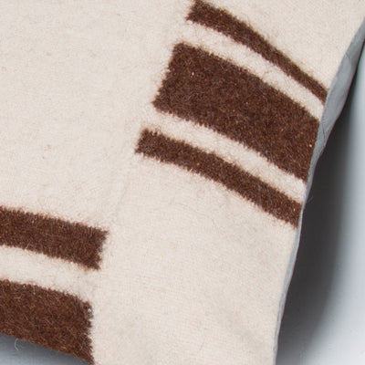 Striped Beige Kilim Pillow Cover 20x20 9381