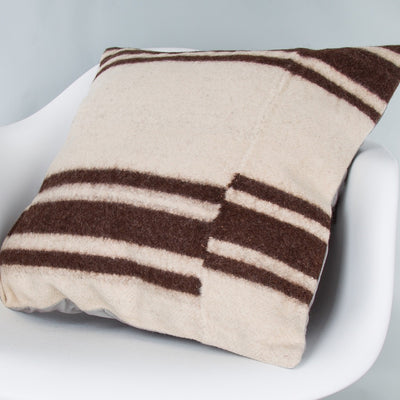 Striped Beige Kilim Pillow Cover 20x20 9382