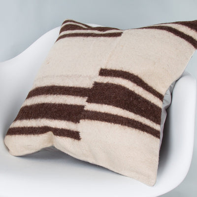 Striped Beige Kilim Pillow Cover 20x20 9385