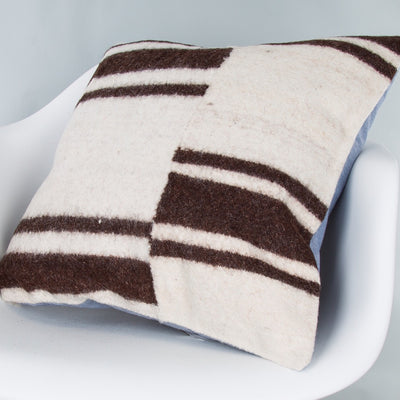 Striped Beige Kilim Pillow Cover 20x20 9389