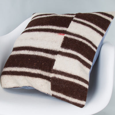 Striped Beige Kilim Pillow Cover 20x20 9390
