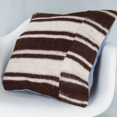 Striped Beige Kilim Pillow Cover 20x20 9393