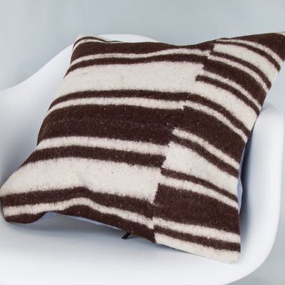 Striped Beige Kilim Pillow Cover 20x20 9396