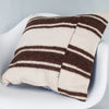 Striped Beige Kilim Pillow Cover 20x20 9397
