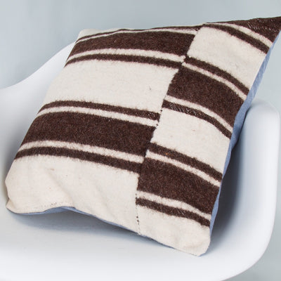 Striped Beige Kilim Pillow Cover 20x20 9398