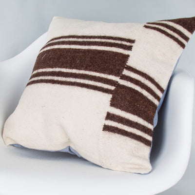 Striped Beige Kilim Pillow Cover 20x20 9401