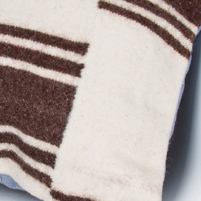 Striped Beige Kilim Pillow Cover 20x20 9402