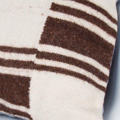 Striped Beige Kilim Pillow Cover 20x20 9404