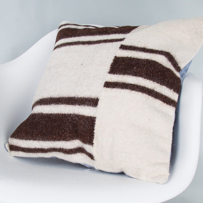 Striped Beige Kilim Pillow Cover 20x20 9406